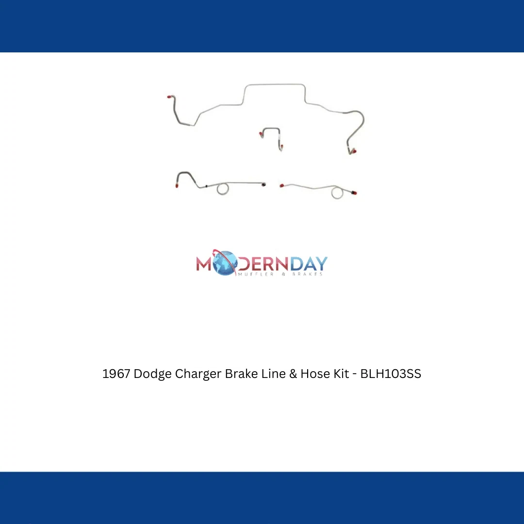 1967 Dodge Charger Brake Line & Hose Kit - BLH103SS